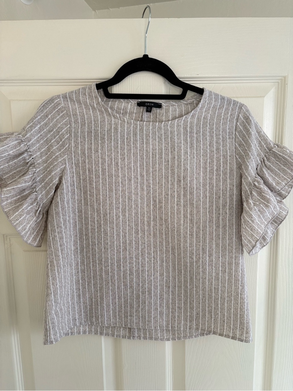 Drew Stripe Bell Sleeve Sleeve Blouse